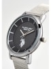 U.S. Polo Assn. Quarzuhr in Silber/ Schwarz
