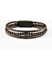 U.S. Polo Assn. Leren armband donkerbruin