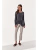 TATUUM Leinen-Bluse in Grau