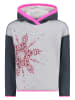 CMP Fleece hoodie grijs/roze