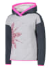 CMP Fleece hoodie grijs/roze