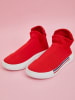 Denokids Sneakers "Gülümse" rood