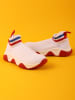 Denokids Sneakers "Wilson" crème/rood