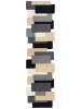 Flair Rugs Wollen loper grijs/beige/zwart