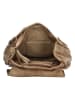 HIDE & STITCHES Skórzany plecak w kolorze beżowym - 26 x 31 x 12 cm