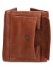 HIDE & STITCHES Leder-Geldbörse "Paint Rock" in Hellbraun - (B)10 x (H)8 x (T)2 cm