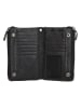 HIDE & STITCHES Leder-Geldbörse in Schwarz  - (B)16,5 x (H)9 x (T)2 cm