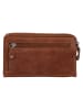HIDE & STITCHES Leder-Geldbörse in Cognac - (B)16 x (H)9 x (T)2 cm