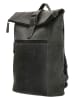 HIDE & STITCHES Skórzany plecak w kolorze czarnym - 36 x 41 x 13 cm