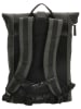 HIDE & STITCHES Leder-Rucksack in Schwarz - (B)36 x (H)41 x (T)13 cm