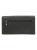 HIDE & STITCHES Leren portemonnee zwart - (B)15,3 x (H)9 x (D)3 cm