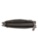 HIDE & STITCHES Leder-Geldbörse in Grau  - (B)18,5 x (H)9 x (T)3,5 cm