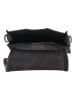 HIDE & STITCHES Leder-Handytasche in Schwarz/ Weiß  - (B)9 x (H)17,5 x (T)2 cm
