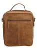 HIDE & STITCHES Skórzana torebka w kolorze jasnobrązowym - 20 x 23,5 x 8 cm