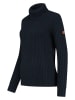 TRAVELIN' Rollkragenpullover "Boda" in Dunkelblau