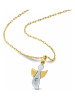 Revoni Gold-Halskette mit Diamant-Anhänger - (L)45 cm