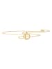 Diamant Exquis Gouden ketting met hanger - (L)42 cm