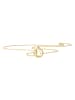 Diamant Exquis Gold-Halskette mit Anhänger - (L)42 cm