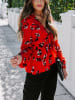 Milan Kiss Blouse rood/meerkleurig