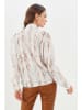Milan Kiss Blouse crème/bruin/meerkleurig