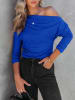 Milan Kiss Longsleeve in Blau