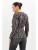 Milan Kiss Bluse in Schwarz/ Beige