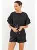 Milan Kiss Blouse zwart/wit/meerkleurig