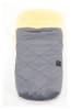 Kaiser Naturfellprodukte Lammfell-Fußsack "Natty"  in Anthrazit - (L)85 x (B)45 cm