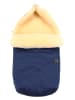 Kaiser Naturfellprodukte Voetenzak met lamsvacht "Natty" donkerblauw - (L)85 x (B)45 cm