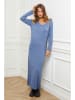 Joséfine Strickkleid "Abalone" in Blau
