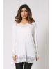 Plus Size Company Koszulka "Floreal" w kolorze białym