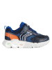 Geox Sneakers "Wroom" donkerblauw/oranje