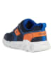 Geox Sneakers "Wroom" donkerblauw/oranje