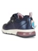 Geox Sneakers "Spaceclub" donkerblauw/roze