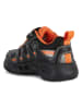 Geox Sneakersy "Assister" w kolorze czarno-pomarańczowym
