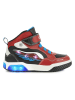 Geox Sneakers "Inek" in Schwarz/ Rot