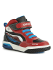 Geox Sneakers "Inek" in Schwarz/ Rot