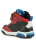 Geox Sneakers "Inek" in Schwarz/ Rot