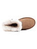 NICEBAY Leder-Winterboots "Carmelia" in Hellbraun
