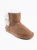 NICEBAY Leder-Winterboots "Carmelia" in Hellbraun