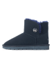 NICEBAY Leren winterboots "Beila" donkerblauw