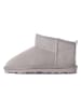 NICEBAY Leren enkelboots "Minaki" lichtgrijs