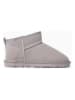 NICEBAY Leren enkelboots "Minaki" lichtgrijs