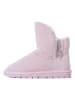 NICEBAY Leder-Winterboots "Pompon" in Rosa