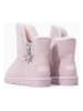 NICEBAY Leder-Winterboots "Pompon" in Rosa