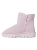 NICEBAY Leren winterboots "Wilma" lichtroze