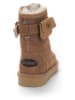 NICEBAY Leder-Boots "Gamian" in Hellbraun