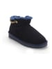 NICEBAY Leren winterboots "Gikila" donkerblauw