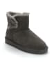 NICEBAY Leren winterboots "Labriela" grijs