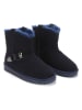 NICEBAY Leren winterboots "Wissal" donkerblauw